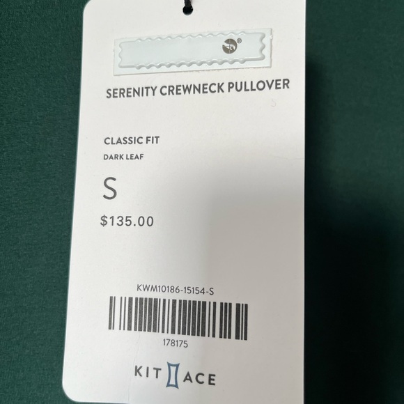 Kit and Ace crewneck pullover green shirt - Picture 2 of 13